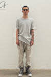 BORIS BIDJAN SABERI short-sleeved T-shirt TS CLASSIC1 RIB RF F035 light gray 4